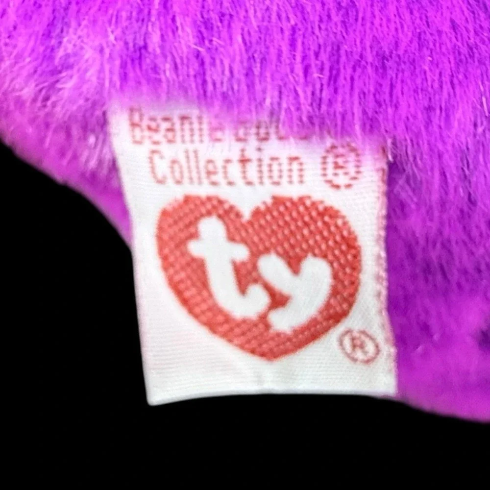 Beanie Buddy Buddies Patti Platypus Purple‎ Plush 1998 w/ Tags